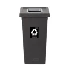 Koš za ločevanje odpadkov 75 L črn